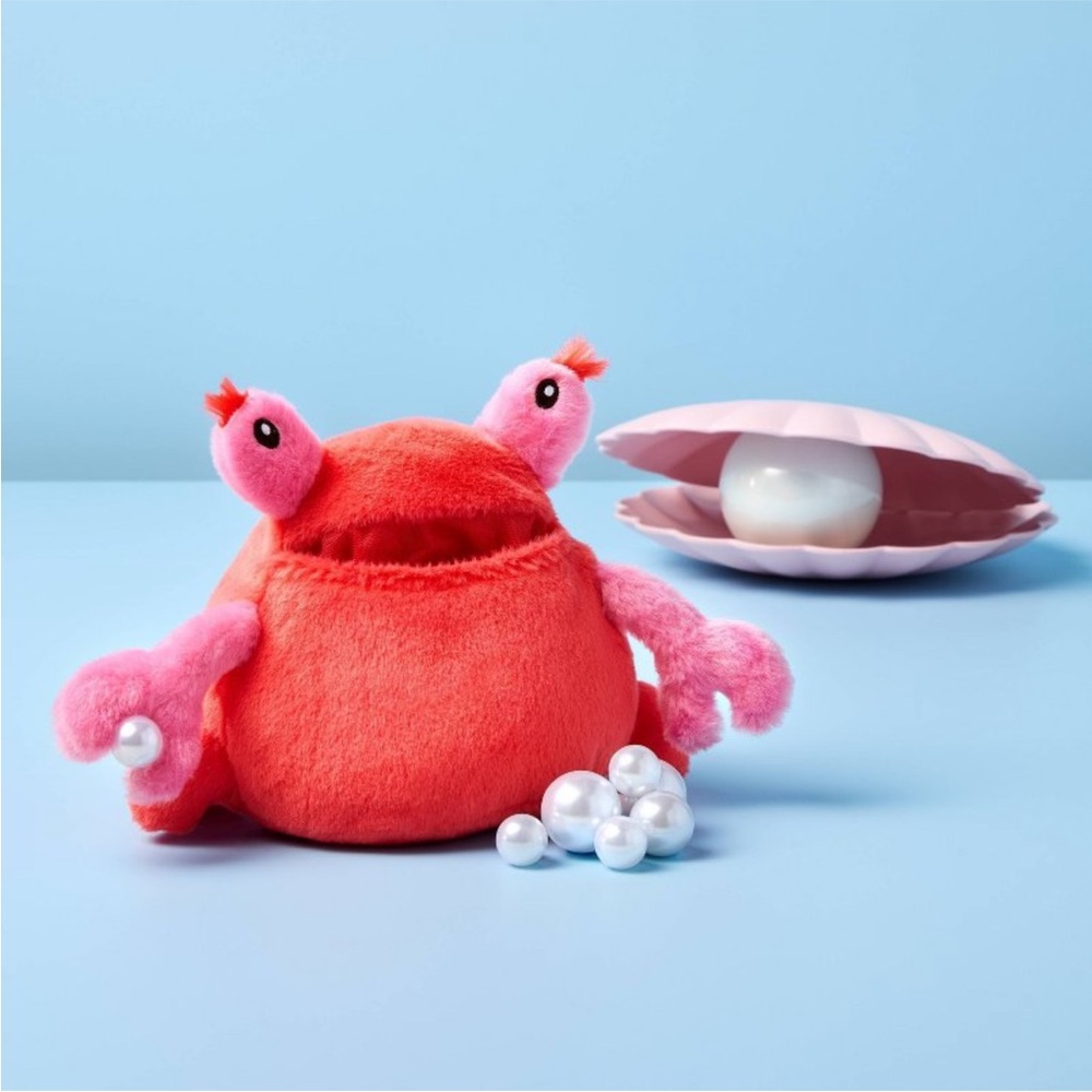NWT 6.5” Crab Sealife Plush by Gigglescape